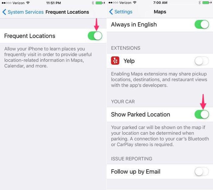 Cara Mencari Dimana Anda Memarkir Mobil dengan iOS 10