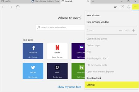 Cara Reset Microsoft Edge di Windows 10