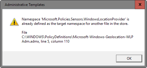 Cara memperbaiki error Namespace is already defined di Windows 10