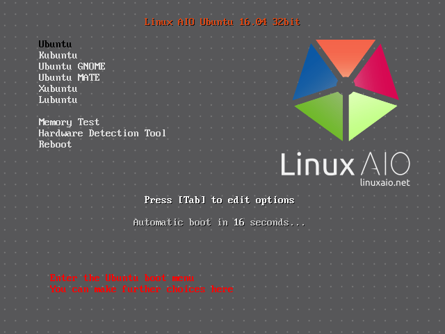 Mencoba Linux dari USB Stick dengan Linux AIO