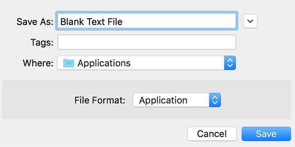 Cara Membuat New Blank Text File dalam Folder pada Mac Anda