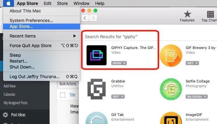Cara Buat Animasi GIF Screenshot di Mac