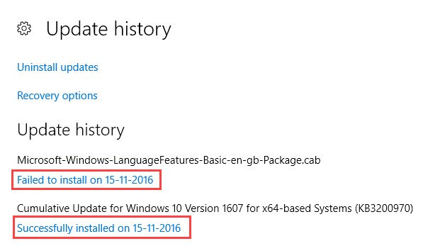 Cara Mencari History Update di Windows 10