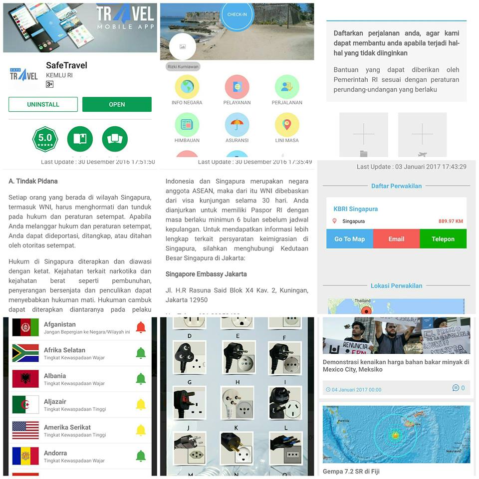 SafeTravel Aplikasi Terbaru Buatan KEMENLU RI