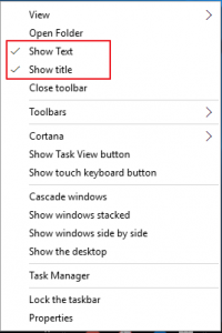Cara Mendapatkan Quick Launch Bar XP di Windows 10