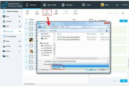 How to Backup and Print Android Messages on Computer