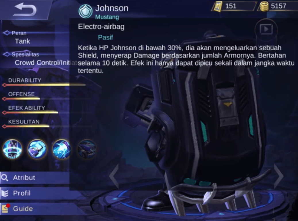 Rework Hero Johnson Mobile Legends, Menggantikan Akai?
