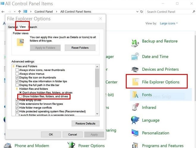 Cara Menampilkan File dan Folder Tersembunyi di Windows 10