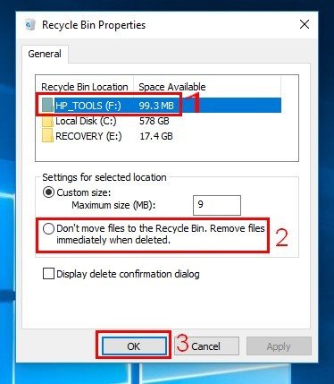 Cara Menonaktifkan Recycle Bin di Windows 10